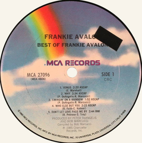 Frankie Avalon - Best Of Frankie Avalon - LP 3