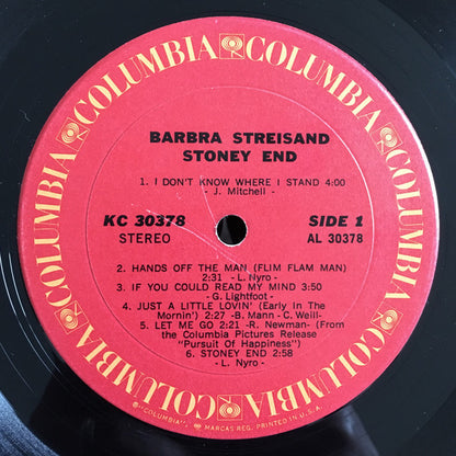 Barbra Streisand - Stoney End - LP 3