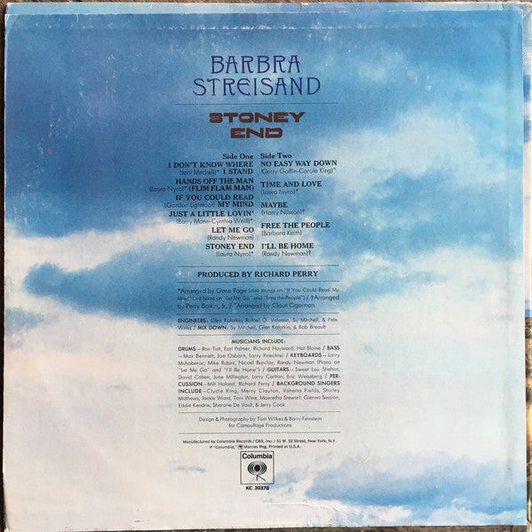 Barbra Streisand - Stoney End - LP 2