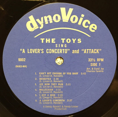 The Toys - The Toys Sing "A Lover's Concerto" And "Attack" - LP 3
