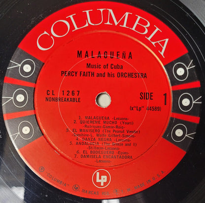 Percy Faith And His Orchestra - Malaguena (Music Of Cuba) - LP 3