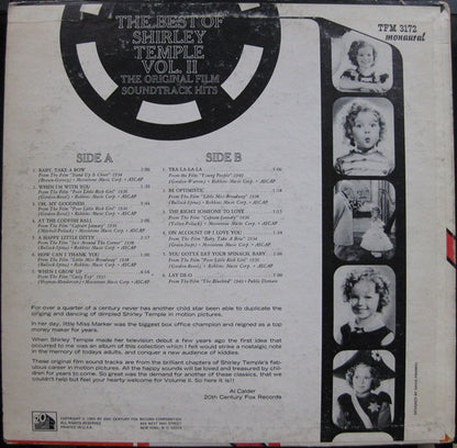 Shirley Temple - The Best Of Shirley Temple Vol. ll - LP 2