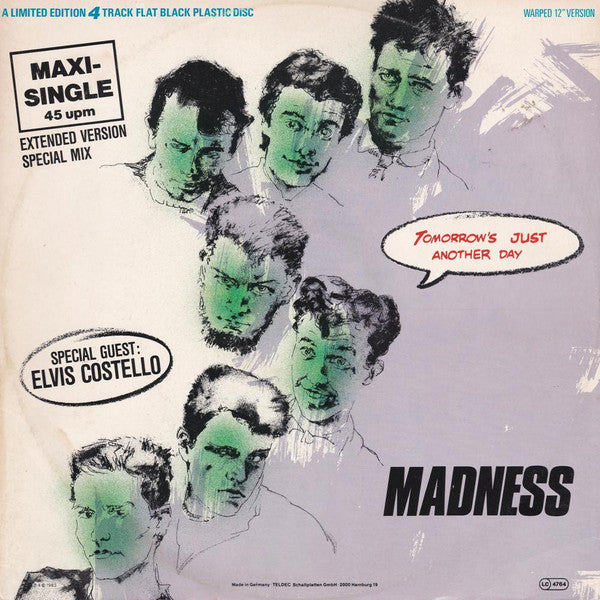 Madness - Tomorrow's Just Another Day - 12" SINGLE - VINTAGE vinyl record for sale