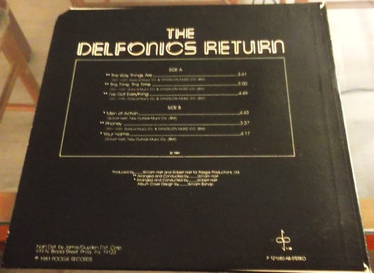 The Delfonics - Delfonics Return - LP 2