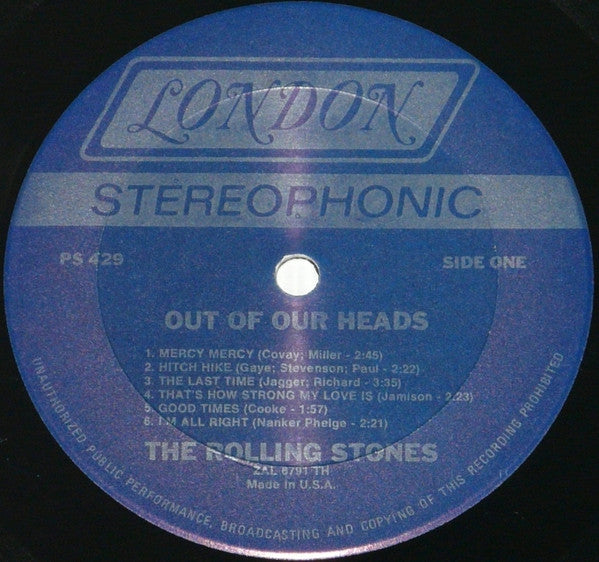 The Rolling Stones - Out Of Our Heads - LP 4