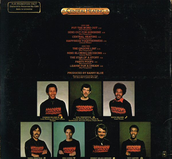 Heatwave - Central Heating - LP 2