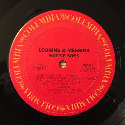 Loggins & Messina - Native Sons - LP 4