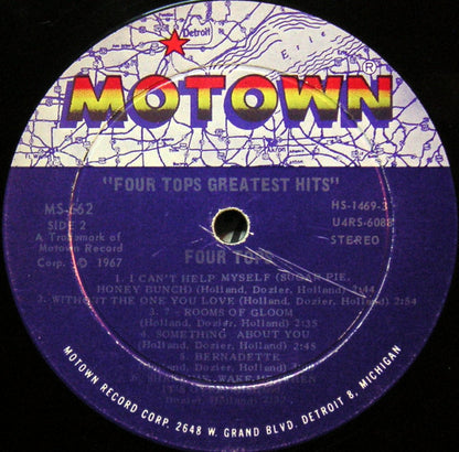 Four Tops - Four Tops Greatest Hits - LP 4