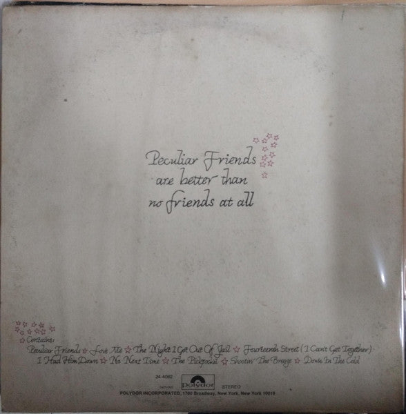 Ten Wheel Drive With Genya Ravan - Peculiar Friends - LP 4