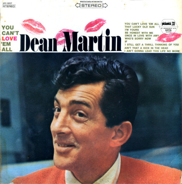 Dean Martin - You Can't Love 'Em All - VINTAGE vinyl record for sale