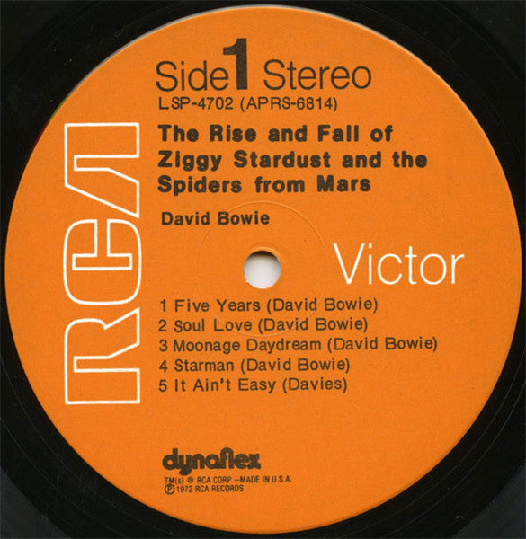 David Bowie - The Rise And Fall Of Ziggy Stardust And The Spiders From Mars - LP 3