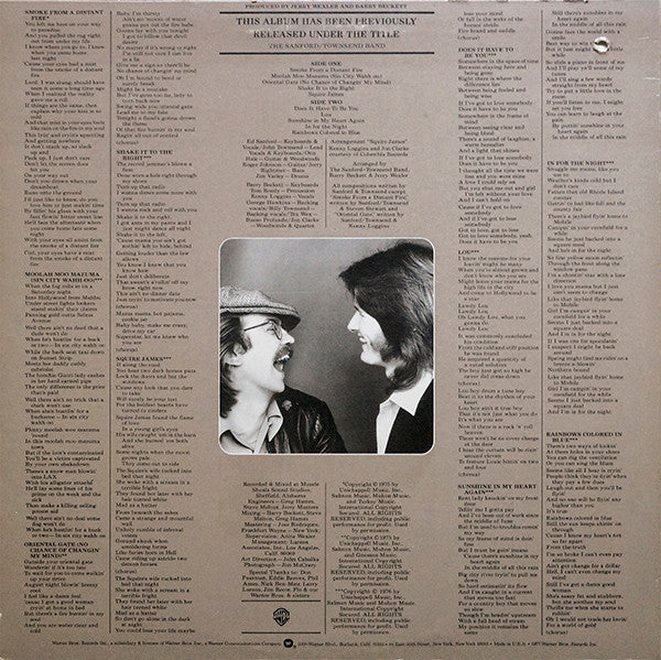 Sanford And Townsend - Smoke From A Distant Fire - LP 2