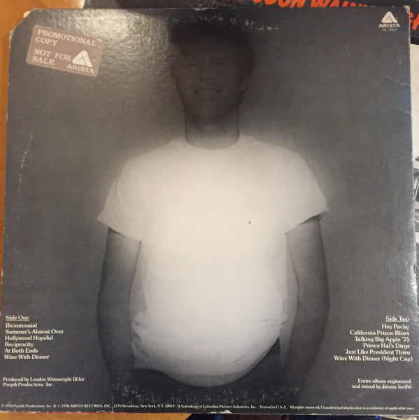 Loudon Wainwright III - T Shirt - LP 2