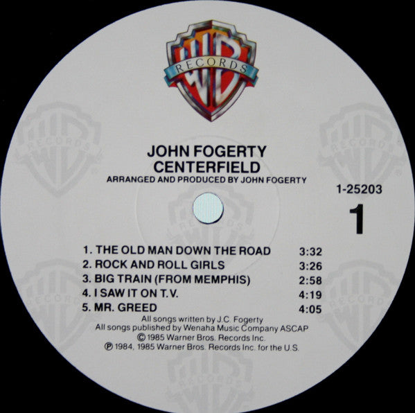 John Fogerty - Centerfield - LP 3