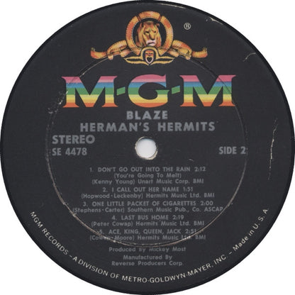 Herman's Hermits - Blaze - LP 4
