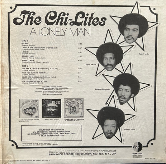 The Chi-Lites - A Lonely Man - LP 2