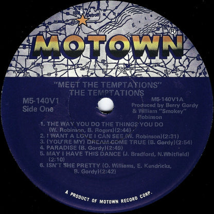 The Temptations - Meet The Temptations - LP 3