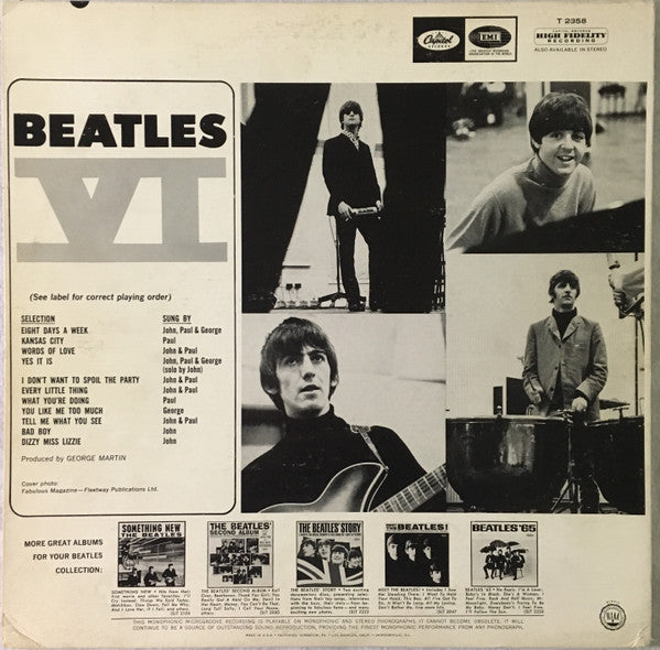 The Beatles - Beatles VI - LP 2