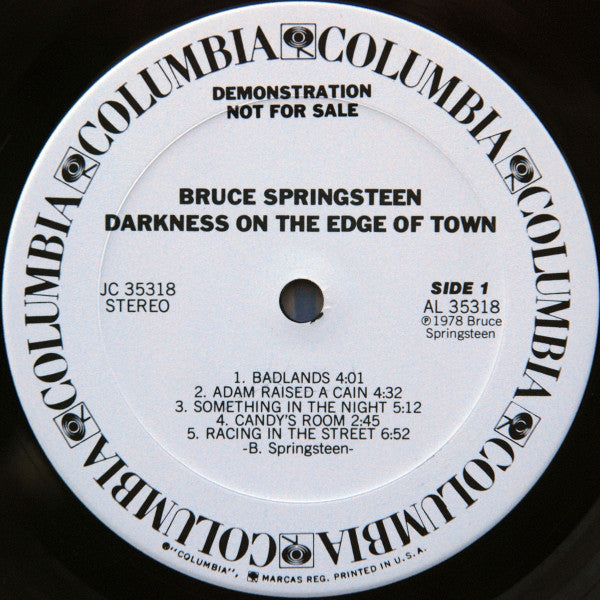 Bruce Springsteen - Darkness On The Edge Of Town - LP 3