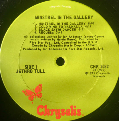 Jethro Tull - Minstrel In The Gallery - LP 3