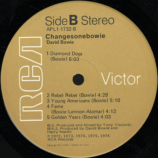 David Bowie - ChangesOneBowie - LP 4