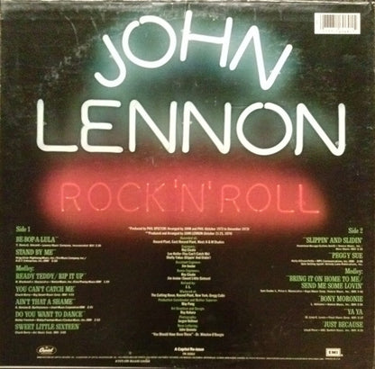 John Lennon - Rock 'N' Roll - LP 2