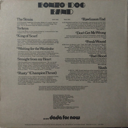 Bonzo Dog Band - Let's Make Up And Be Friendly - LP 2