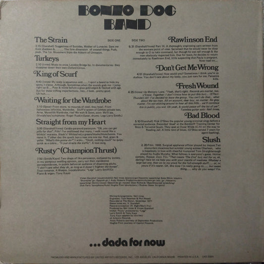 Bonzo Dog Band - Let's Make Up And Be Friendly - LP 2