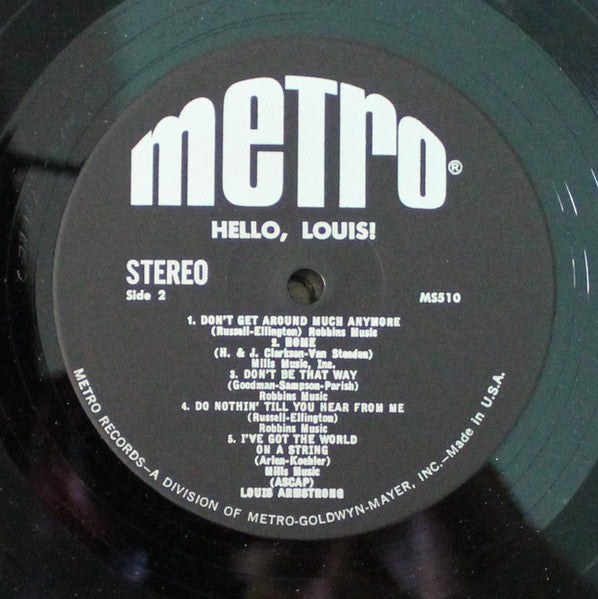Louis Armstrong - Hello, Louis! - LP 4