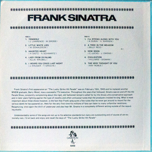 Frank Sinatra - The Original Frank Sinatra - Vinyl, LP, Compilation 2