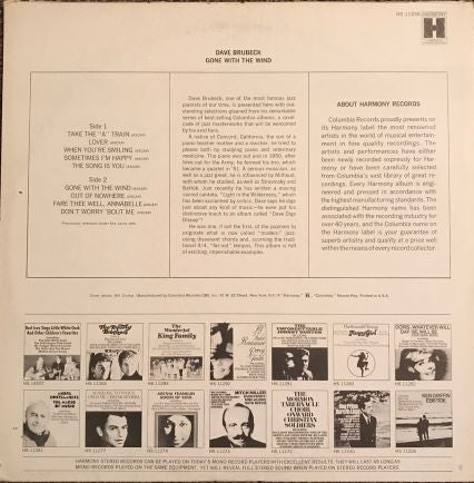 Dave Brubeck - Gone With The Wind - LP 2