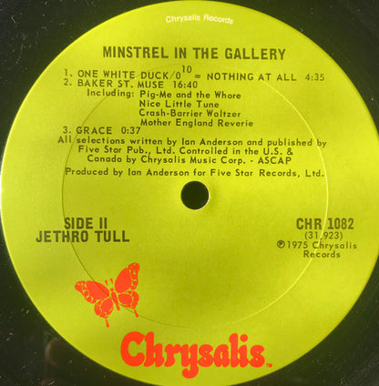 Jethro Tull - Minstrel In The Gallery - LP 4