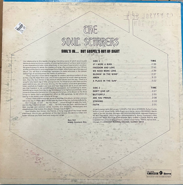 The Soul Stirrers - Soul's In... But Gospel's Out Of Sight - LP 2
