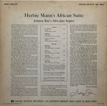 Johnny Rae's Afro-Jazz Septet - Herbie Mann's African Suite - LP 2