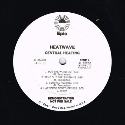 Heatwave - Central Heating - LP 3