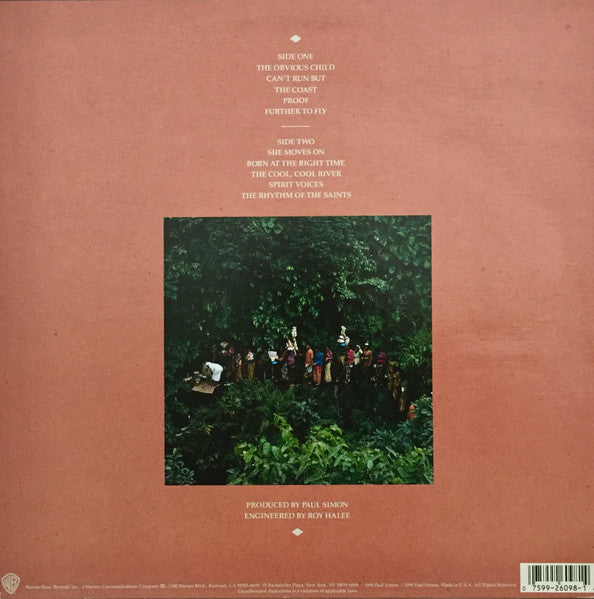 Paul Simon - The Rhythm Of The Saints - LP 2