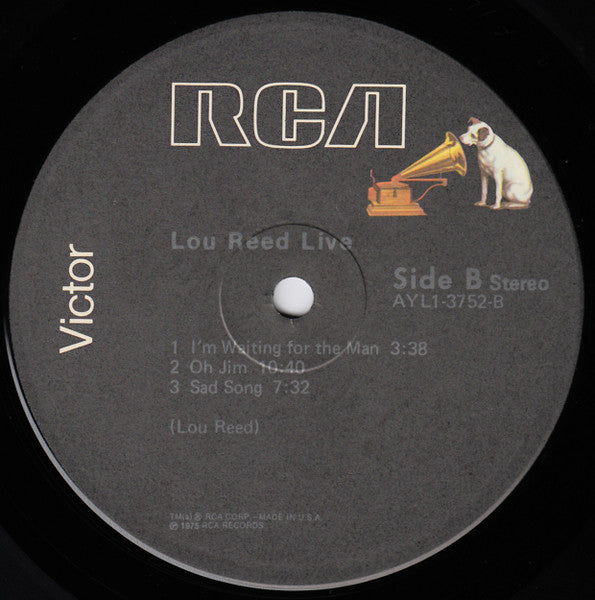 Lou Reed - Lou Reed Live - LP 4