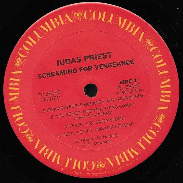 Judas Priest - Screaming For Vengeance - LP 4