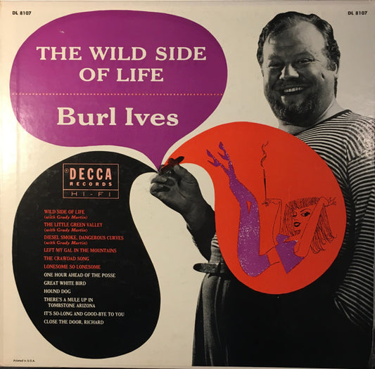 Burl Ives - The Wild Side Of Life - VINTAGE vinyl record for sale