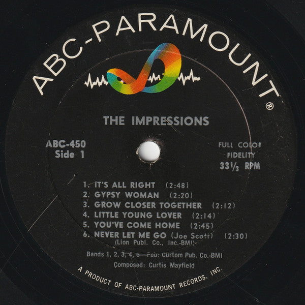 The Impressions - The Impressions - LP 3