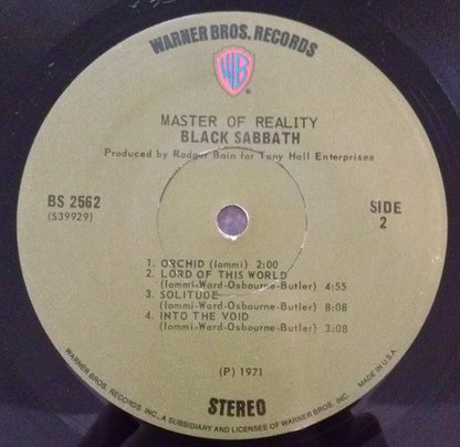 Black Sabbath - Master Of Reality - LP 4