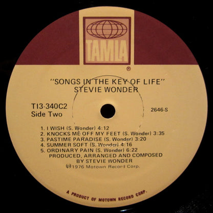 Stevie Wonder - Songs In The Key Of Life - LP 5
