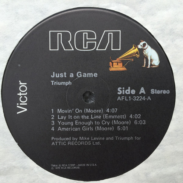 Triumph - Just A Game - LP 4