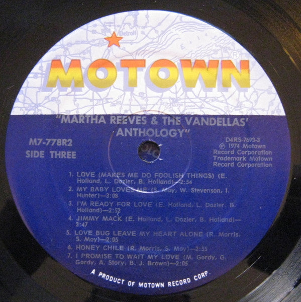 Martha Reeves & The Vandellas - Anthology - LP 3