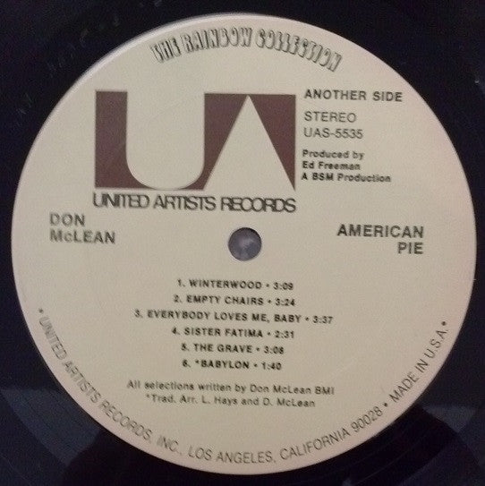 Don McLean - American Pie - LP 4
