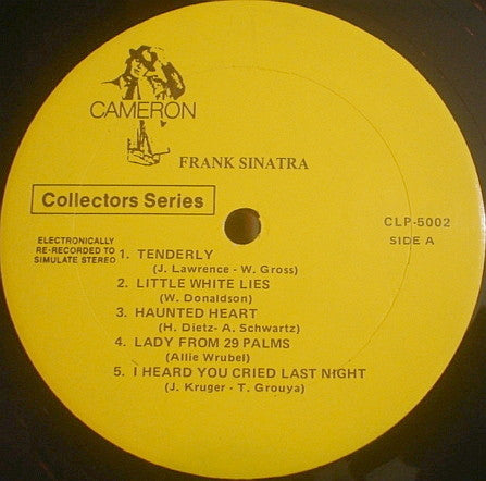 Frank Sinatra - The Original Frank Sinatra - Vinyl, LP, Compilation 3
