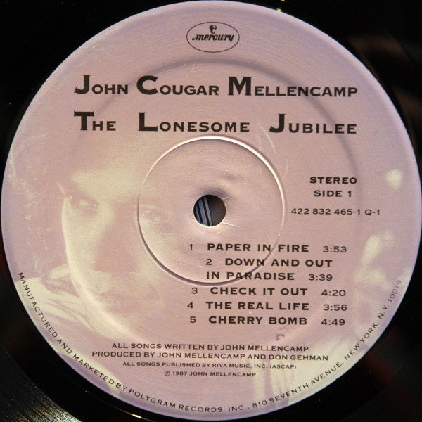 John Cougar Mellencamp - The Lonesome Jubilee - Vinyl, LP, Album, Stereo 4