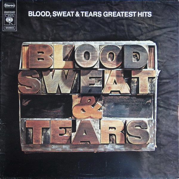 Blood Sweat and Tears - Greatest Hits - LP
