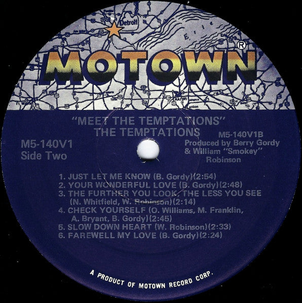 The Temptations - Meet The Temptations - LP 4