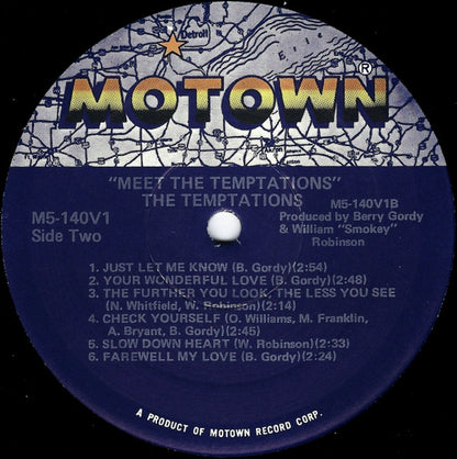 The Temptations - Meet The Temptations - LP 4